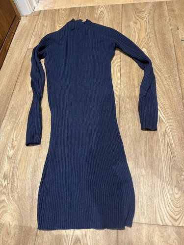 Primark navy blue jumper dress - primark,