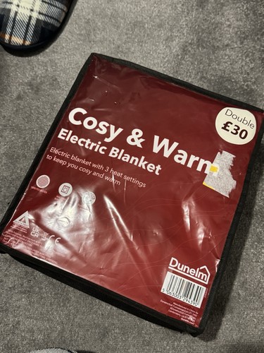 Dunelm double electric blanket - double,