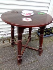 Vintage round wood Pub Table