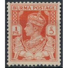 KGVI: 1p - Burma 1940 - NM H - SG 18b