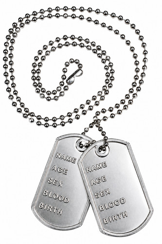 Dog tags mens - ladies, army
