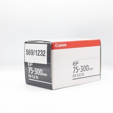 Canon Lens EF 75-300mm f/4-5.6