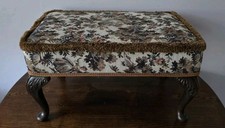 Vintage Upholstered Footstool