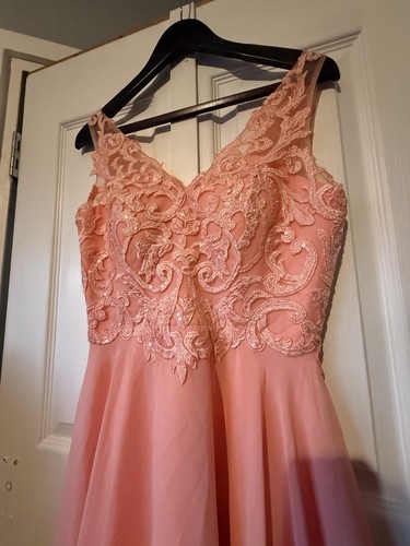 House peach pink chiffon - jj's,