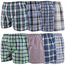 3 6 12 Pack Mens Plaid Check