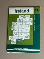 Ordnance Survey of Ireland, Sheet no 25, Cork Area, 1960's