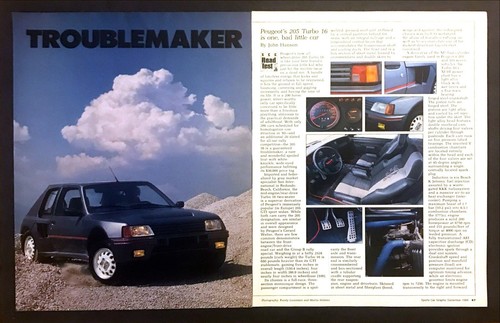 1985 peugeot 205 turbo - peugeot, 16