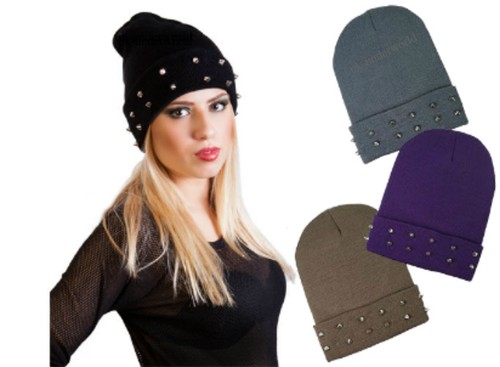Ladies beanie hat chrome - hat,