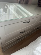 IKEA SONGESAND White Chest of Drawers 6 Drawers - collect from London 
