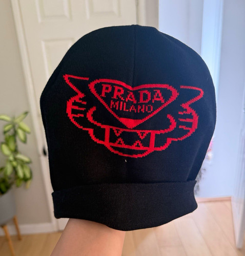 Prada milano black - black, logo