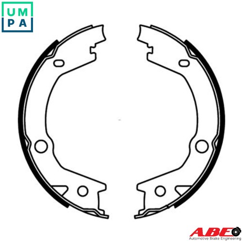Brake shoe set parking - shoe,
