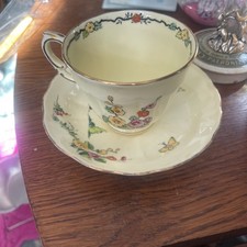 Crown Staffordshire Hollyhocks