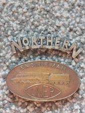 2 x VINTAGE RAILWAY BADGES