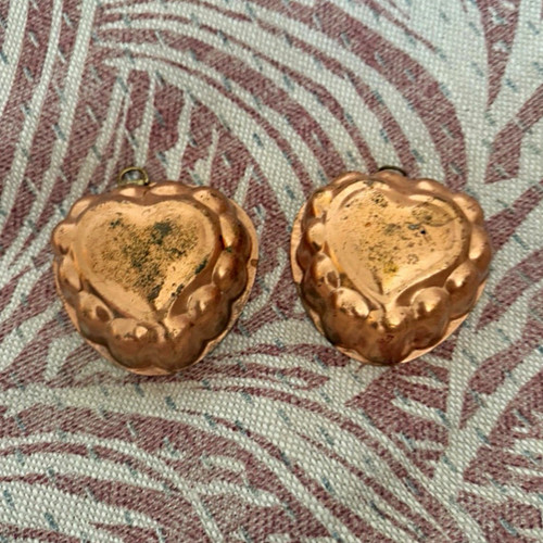 Set heart shaped metal - shaped,