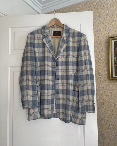 Mulberry linen blazer