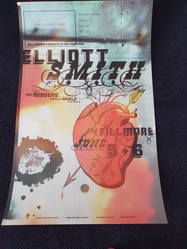 Original elliot smith poster - original,