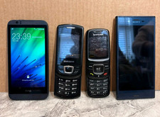 HTC First - 16GB - Black. 4 Mobile Phones Untested 
