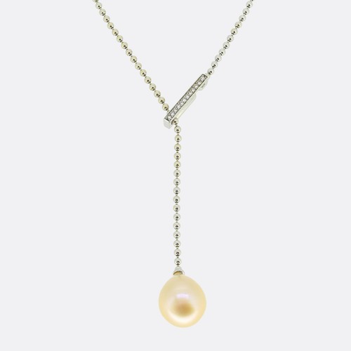 Boodles pearl and diamond drop - boodles,