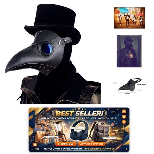 Plague doctor mask - plague,