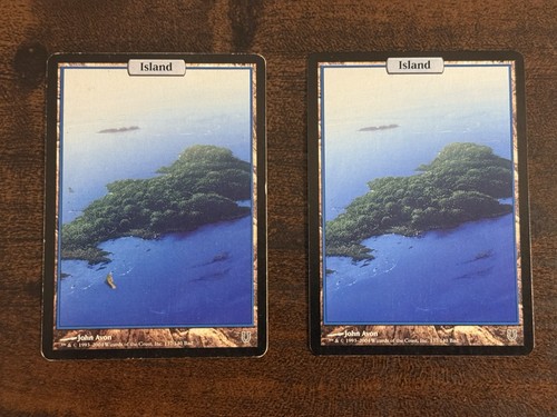 Mtg unhinged island lp - mtg, x2
