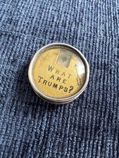 antique sterling silver whist marker What Are Trumps Bridge