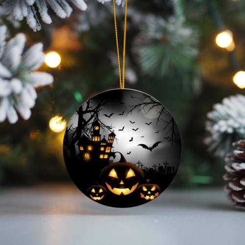 Eerie castle halloween decor - eerie,