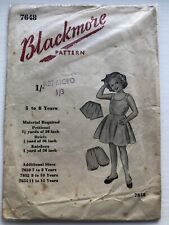 Vintage 1950s Blackmore Pattern 7648 Child's Petticoat, Briefs & Knickers 5-6yrs