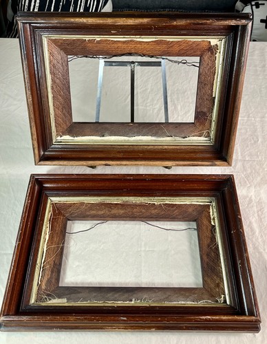 Antique pair walnut - antique, deep