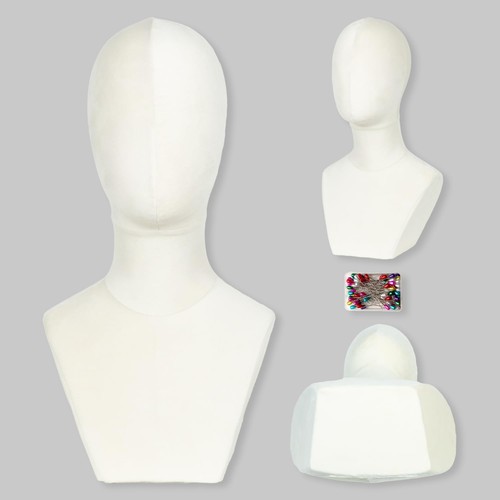 Mannequin head with - mannequin, shoulders