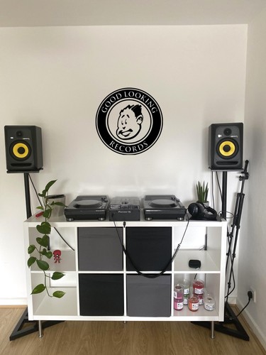 Good looking records wall - looking,