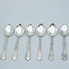 Vaughton & Sons Sterling Set of 6 Spoons Golf Themed Spoons Oxhey Golf Club?
