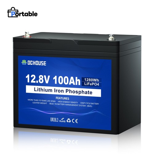 12v 100ah lithium - 100ah, battery