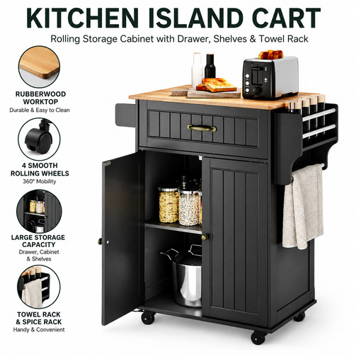 Kitchen island trolley - trolley, with