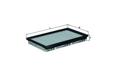 MAHLE LX 307 AIR FILTER FOR