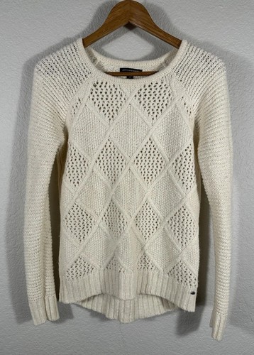 American eagle cream sweater - eagle,
