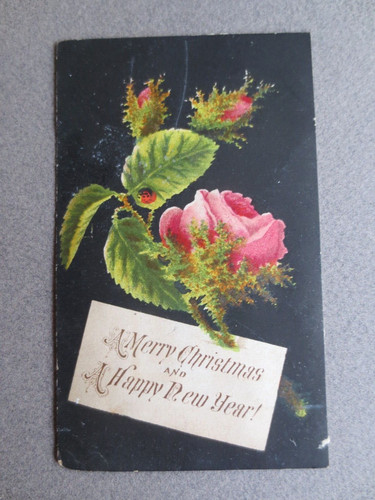 Antique christmas new year - &,