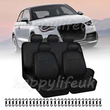 For AUDI A1 A3 A4 A5 A6 A7 A8 Q3 Q4 Pu Leather Car Seat Covers Full Set Cushion#