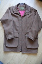Musto Performance Hunting Shooting Jacket 95% Wool  Size Large (Heather Pattern)