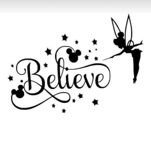 Fairy believe tinkerbell - 6”,