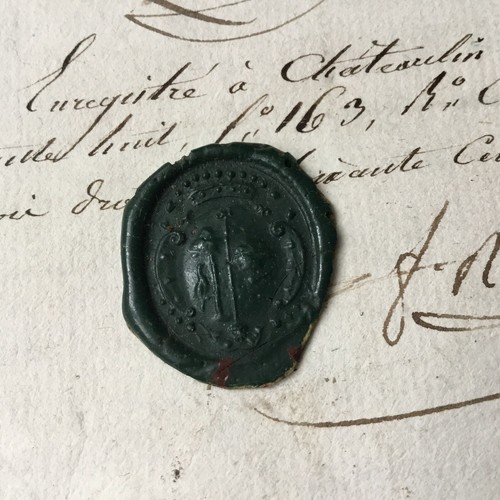 Wax seal antique coat of - coat,