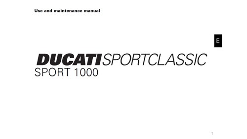 2007 ducati sportclassic sport - 2007,