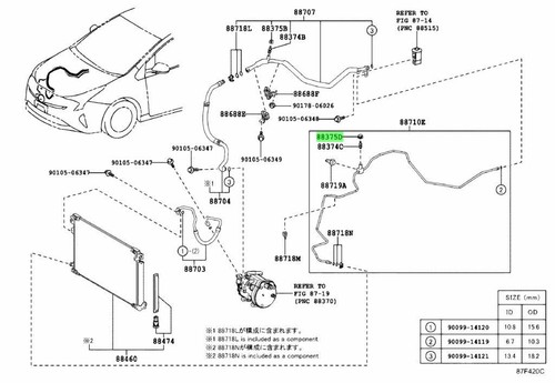 Genuine toyota service valve - service,