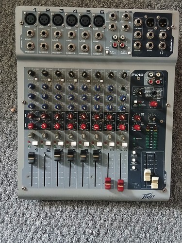 Peavey pv10 channel mixer - peavey,