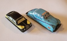 Lot x2 scarce vintage tinplate