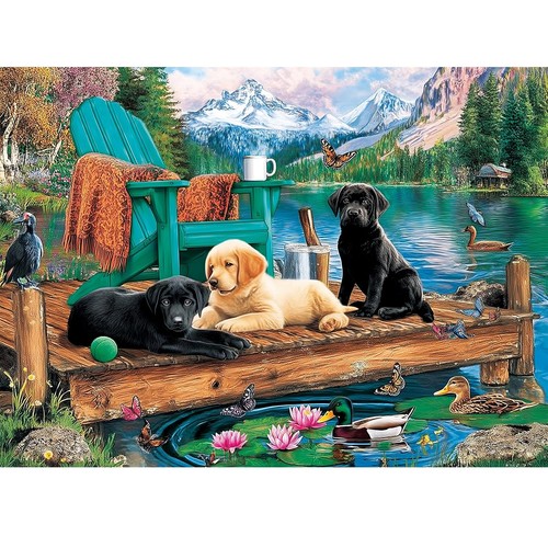500 piece large - adult, lake