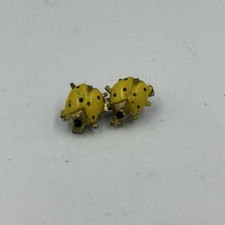 Vintage Brooch Enamel Ladybug