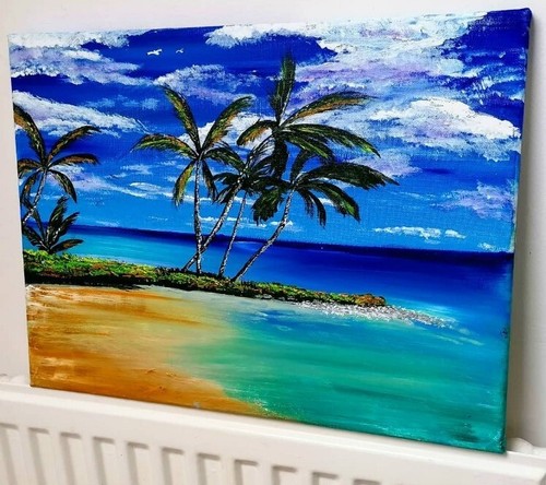 Acrylic painting canvas - acrylic, on