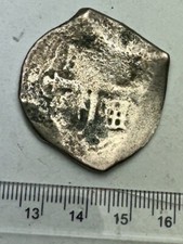 1650’s Genuine PIECE OF EIGHT Pirate Silver - ex Wreck & Water Worn (E960)