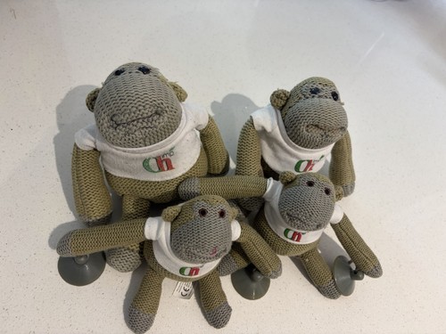 Tips knitted monkeys - knitted,