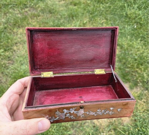 Chinese antique wooden box - antique,